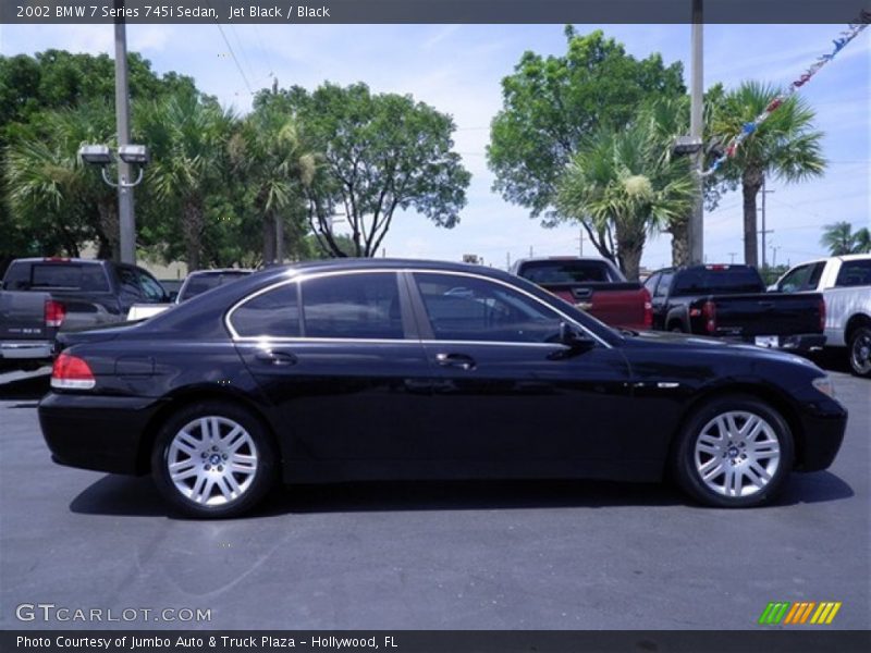 Jet Black / Black 2002 BMW 7 Series 745i Sedan