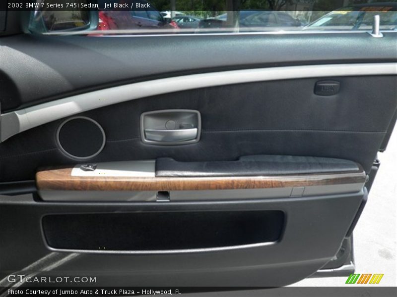 Jet Black / Black 2002 BMW 7 Series 745i Sedan