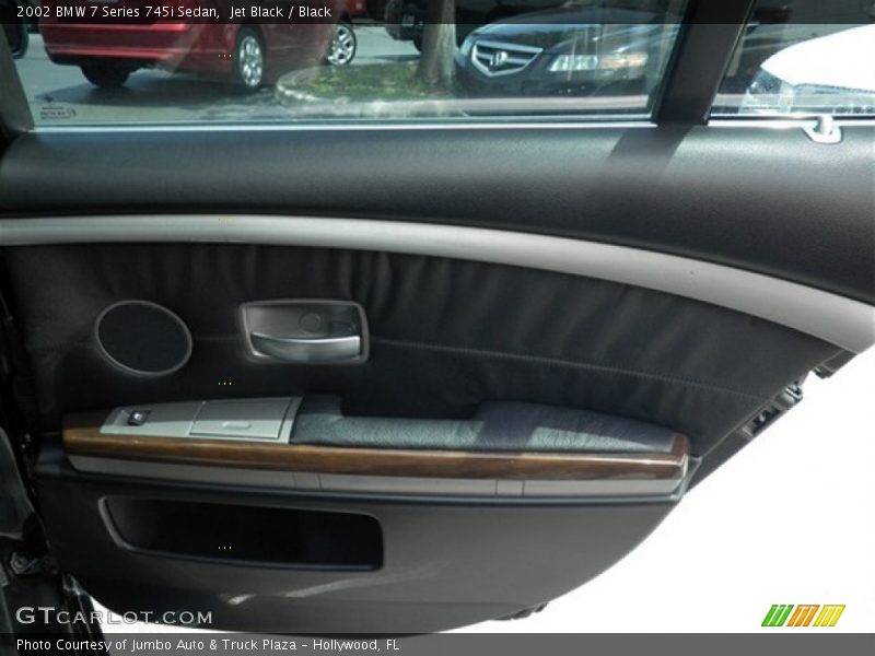 Jet Black / Black 2002 BMW 7 Series 745i Sedan