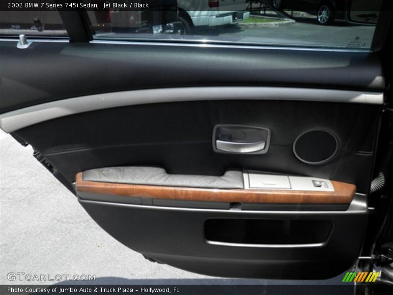 Jet Black / Black 2002 BMW 7 Series 745i Sedan