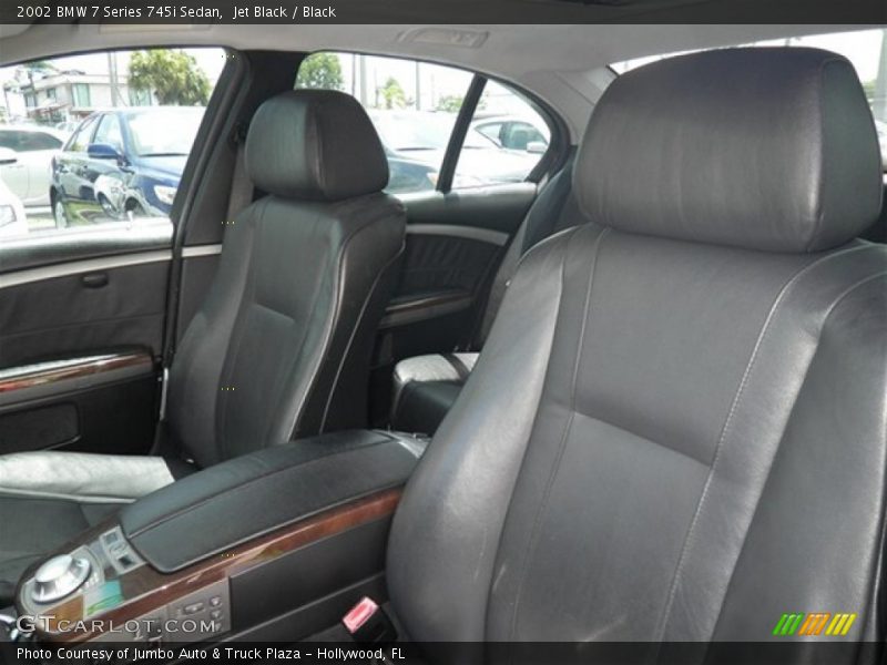 Jet Black / Black 2002 BMW 7 Series 745i Sedan