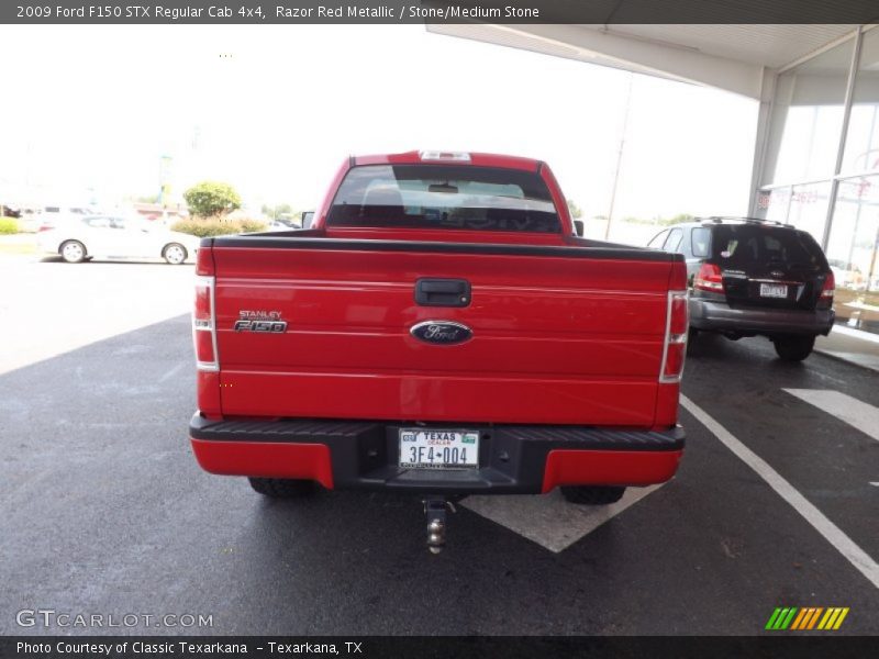 Razor Red Metallic / Stone/Medium Stone 2009 Ford F150 STX Regular Cab 4x4