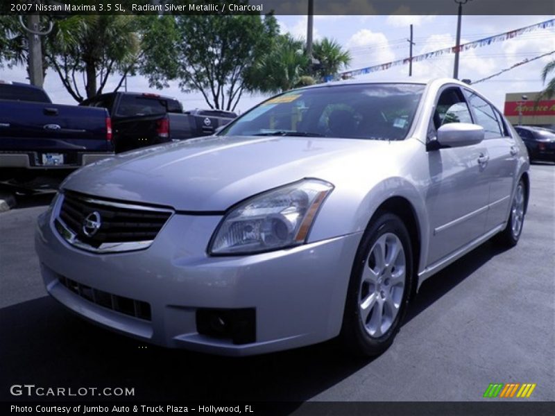 Radiant Silver Metallic / Charcoal 2007 Nissan Maxima 3.5 SL
