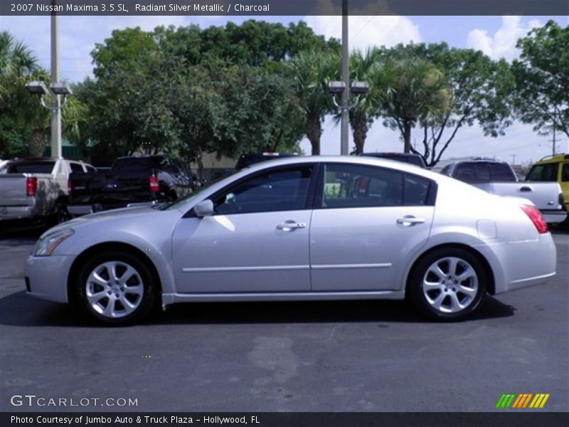 Radiant Silver Metallic / Charcoal 2007 Nissan Maxima 3.5 SL