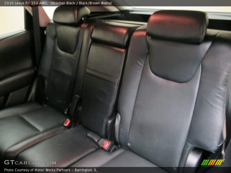 Obsidian Black / Black/Brown Walnut 2010 Lexus RX 350 AWD