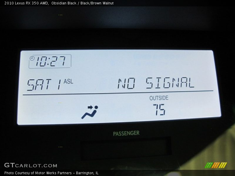 Obsidian Black / Black/Brown Walnut 2010 Lexus RX 350 AWD