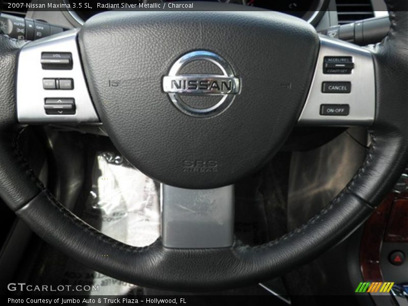 Radiant Silver Metallic / Charcoal 2007 Nissan Maxima 3.5 SL