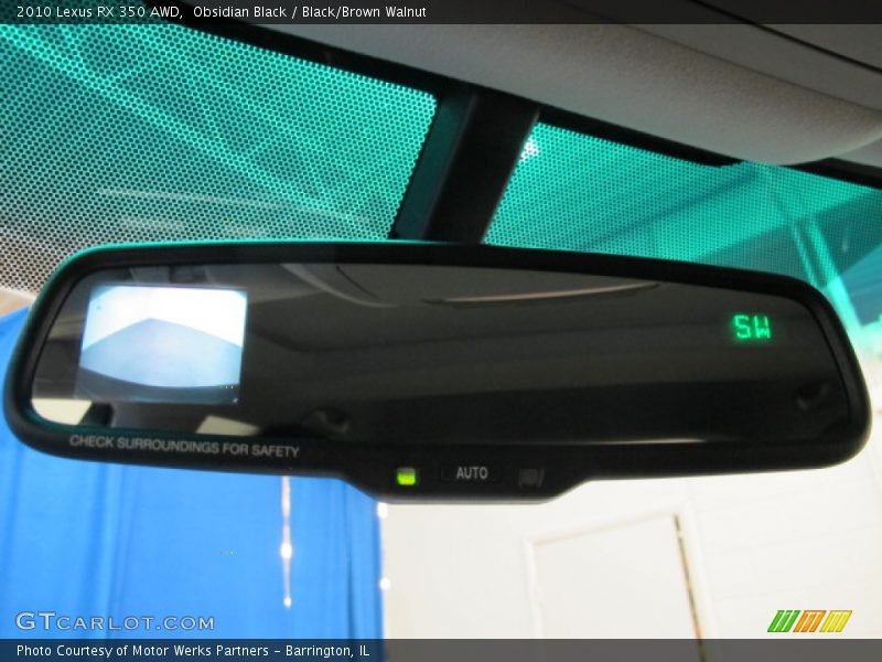Obsidian Black / Black/Brown Walnut 2010 Lexus RX 350 AWD