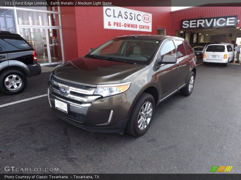 Earth Metallic / Medium Light Stone 2011 Ford Edge Limited