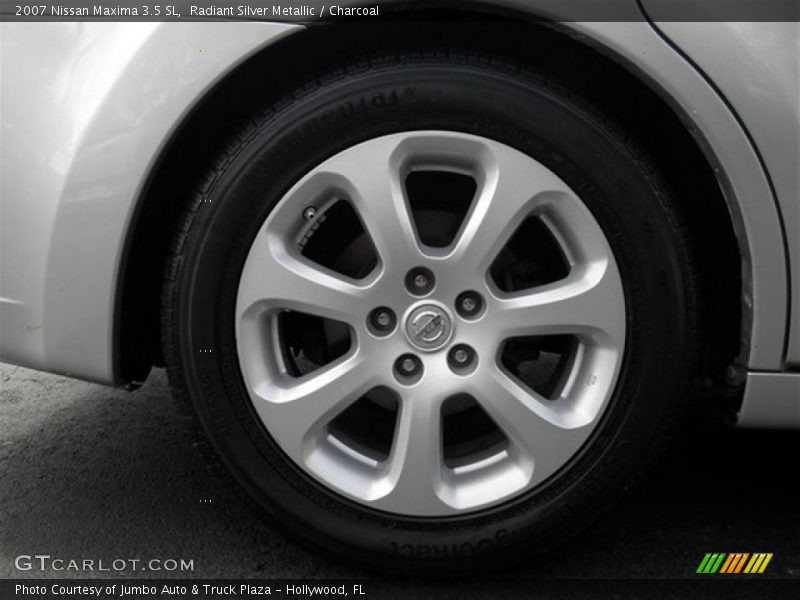 Radiant Silver Metallic / Charcoal 2007 Nissan Maxima 3.5 SL