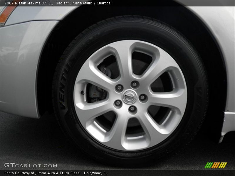 Radiant Silver Metallic / Charcoal 2007 Nissan Maxima 3.5 SL