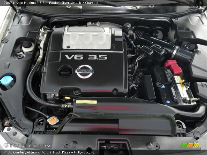 Radiant Silver Metallic / Charcoal 2007 Nissan Maxima 3.5 SL