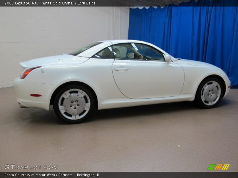 White Gold Crystal / Ecru Beige 2003 Lexus SC 430