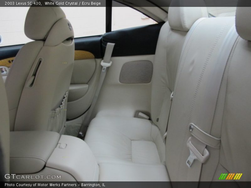 White Gold Crystal / Ecru Beige 2003 Lexus SC 430