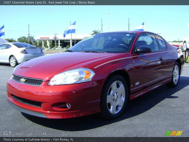 Red Jewel Tint Coat / Ebony Black 2007 Chevrolet Monte Carlo SS