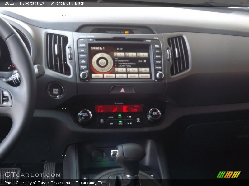 Twilight Blue / Black 2013 Kia Sportage EX