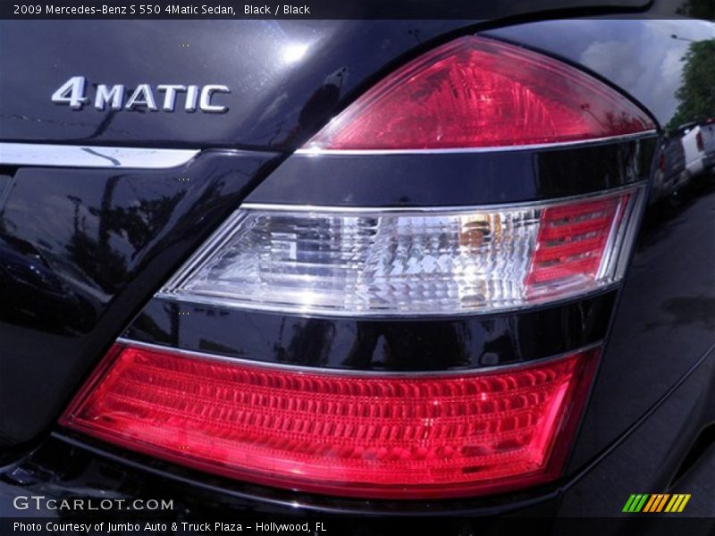 Black / Black 2009 Mercedes-Benz S 550 4Matic Sedan