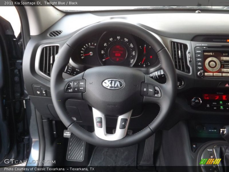 Twilight Blue / Black 2013 Kia Sportage EX