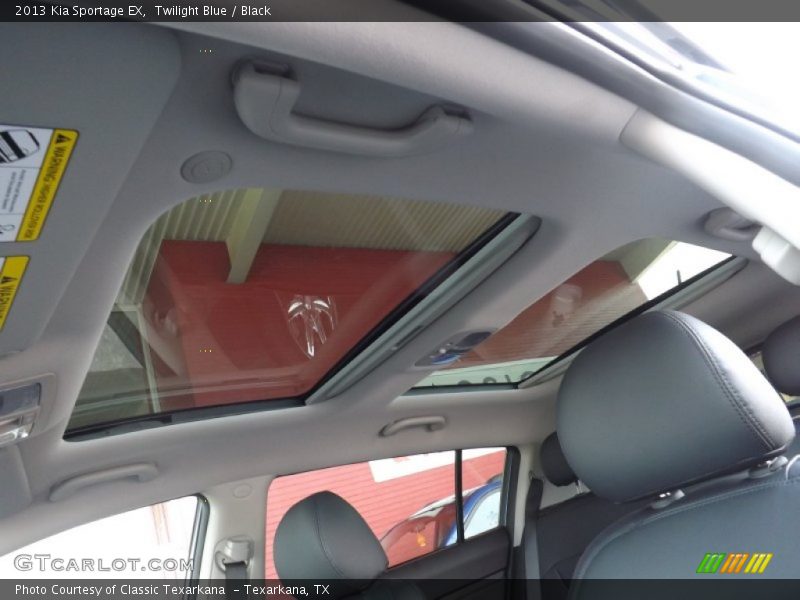 Twilight Blue / Black 2013 Kia Sportage EX