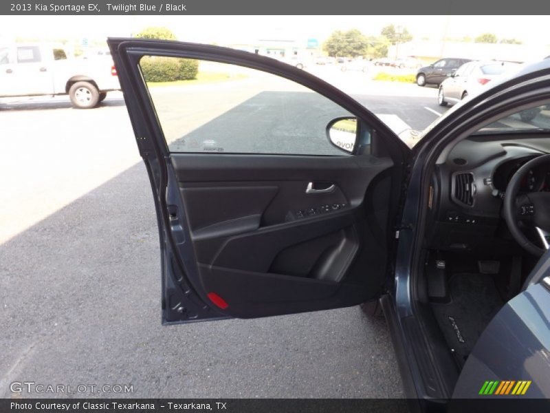Twilight Blue / Black 2013 Kia Sportage EX