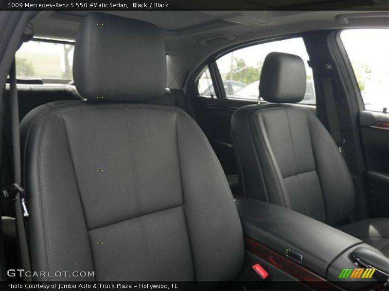 Black / Black 2009 Mercedes-Benz S 550 4Matic Sedan