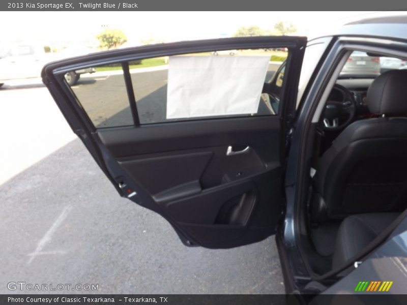 Twilight Blue / Black 2013 Kia Sportage EX
