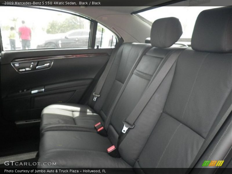 Black / Black 2009 Mercedes-Benz S 550 4Matic Sedan
