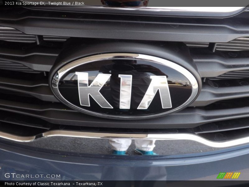 Twilight Blue / Black 2013 Kia Sportage EX
