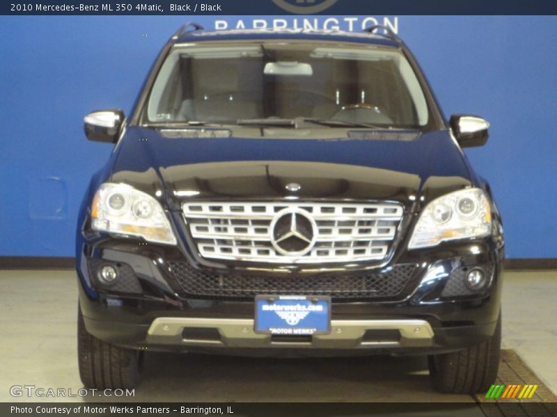 Black / Black 2010 Mercedes-Benz ML 350 4Matic