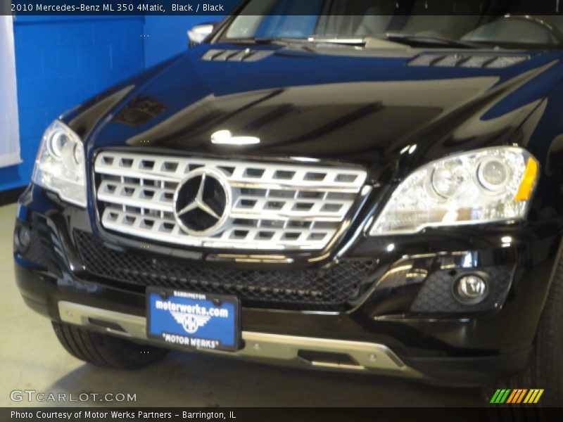 Black / Black 2010 Mercedes-Benz ML 350 4Matic