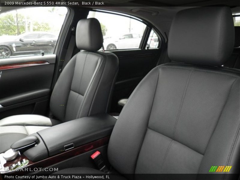 Black / Black 2009 Mercedes-Benz S 550 4Matic Sedan