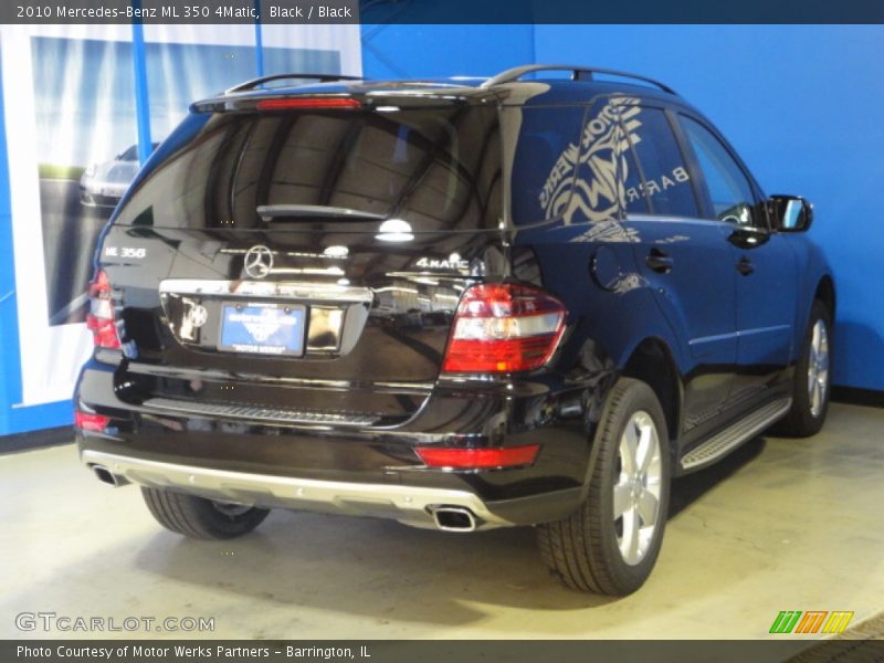 Black / Black 2010 Mercedes-Benz ML 350 4Matic
