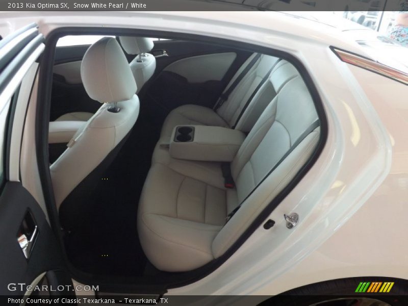 Snow White Pearl / White 2013 Kia Optima SX