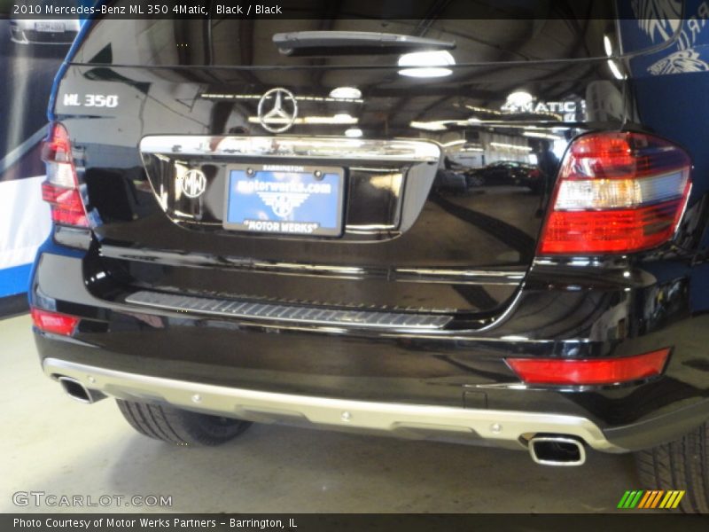 Black / Black 2010 Mercedes-Benz ML 350 4Matic