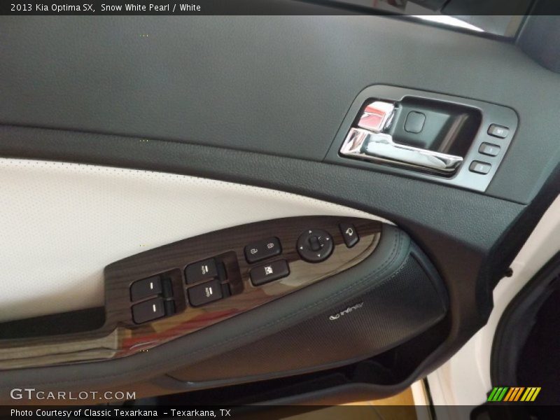 Snow White Pearl / White 2013 Kia Optima SX