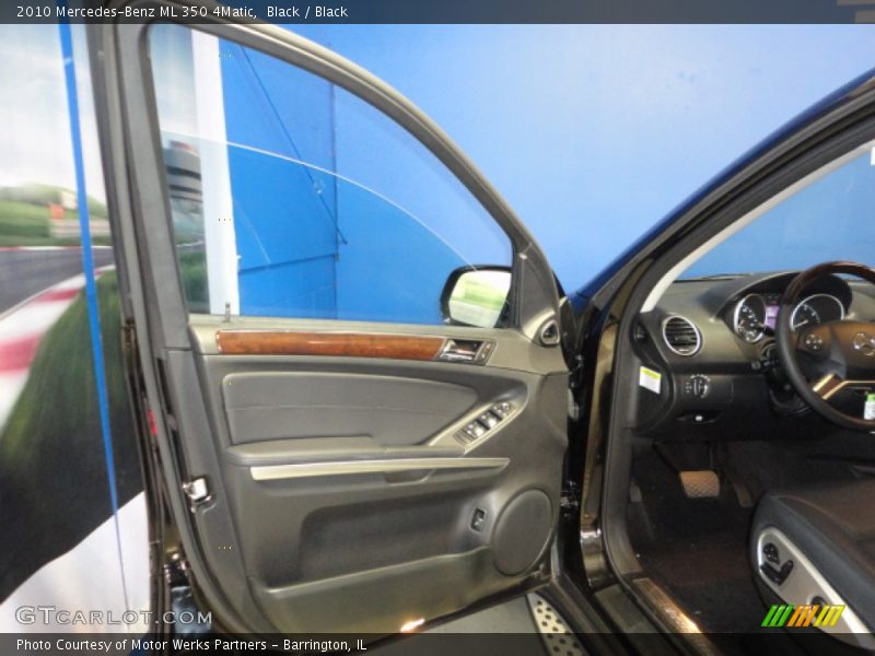 Black / Black 2010 Mercedes-Benz ML 350 4Matic