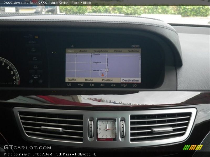 Black / Black 2009 Mercedes-Benz S 550 4Matic Sedan