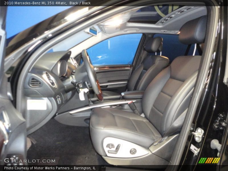 Black / Black 2010 Mercedes-Benz ML 350 4Matic