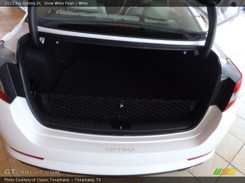 Snow White Pearl / White 2013 Kia Optima SX