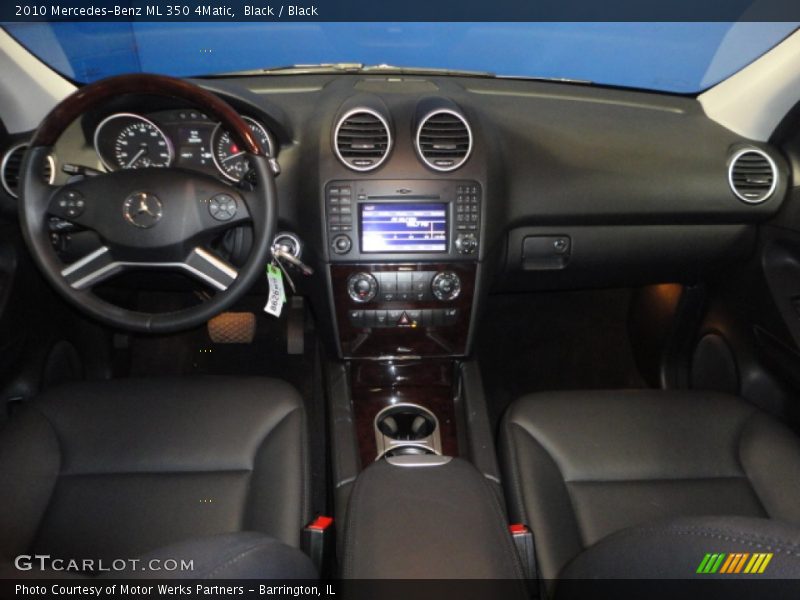 Black / Black 2010 Mercedes-Benz ML 350 4Matic