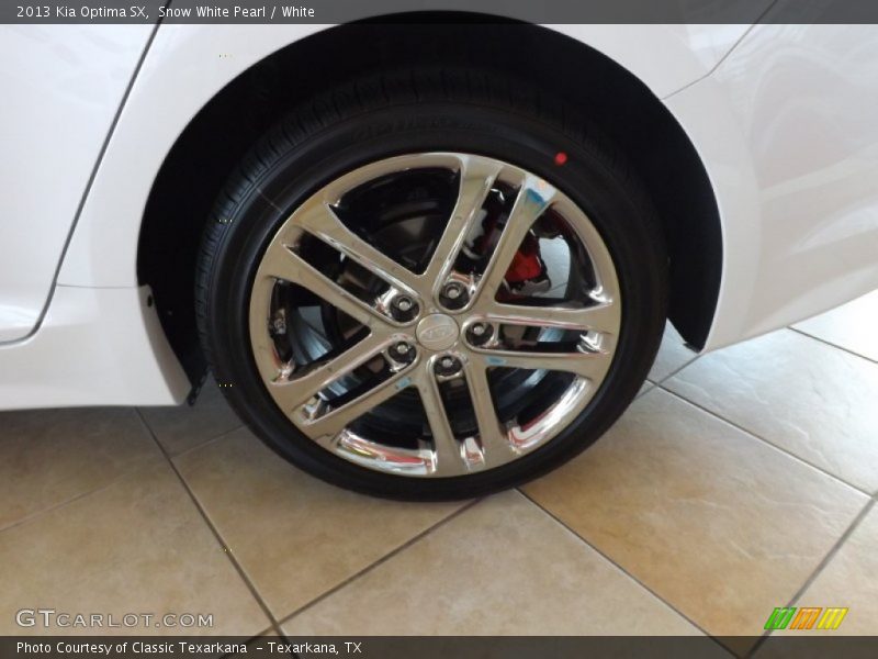 Snow White Pearl / White 2013 Kia Optima SX