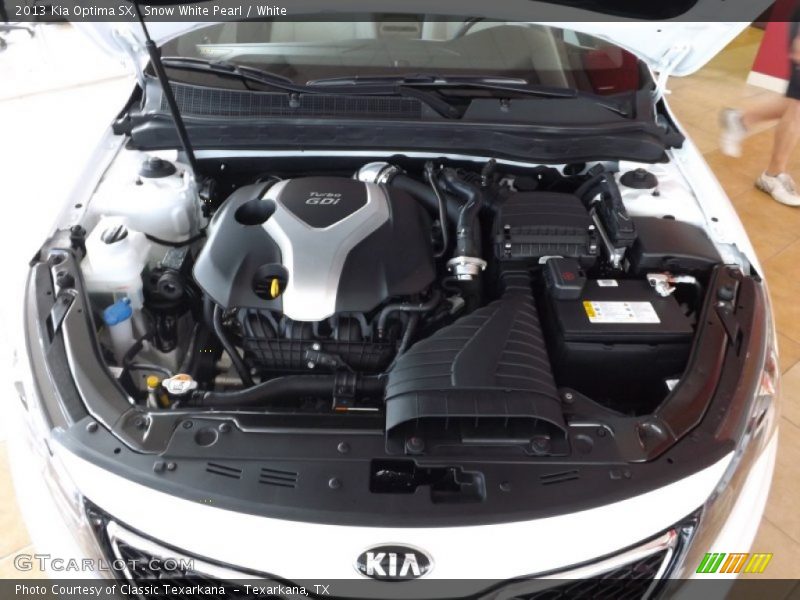 Snow White Pearl / White 2013 Kia Optima SX