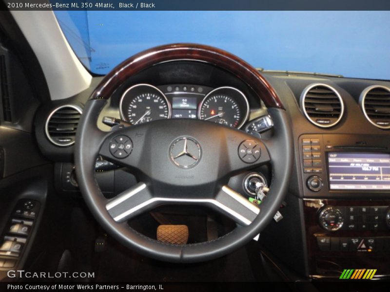 Black / Black 2010 Mercedes-Benz ML 350 4Matic