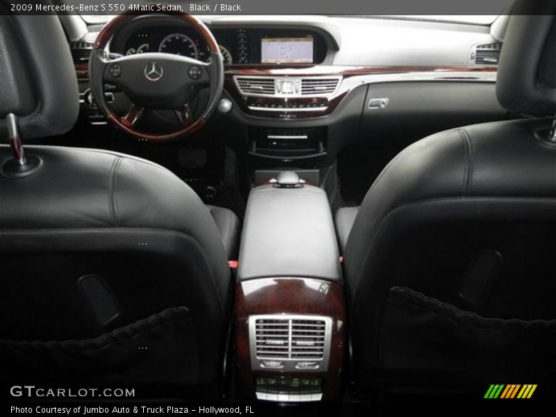 Black / Black 2009 Mercedes-Benz S 550 4Matic Sedan