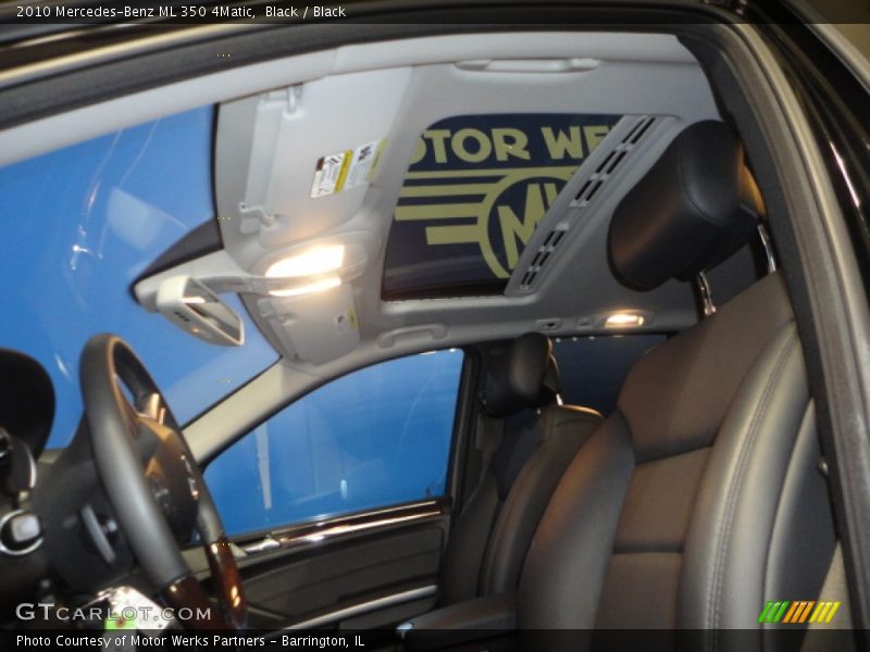 Black / Black 2010 Mercedes-Benz ML 350 4Matic