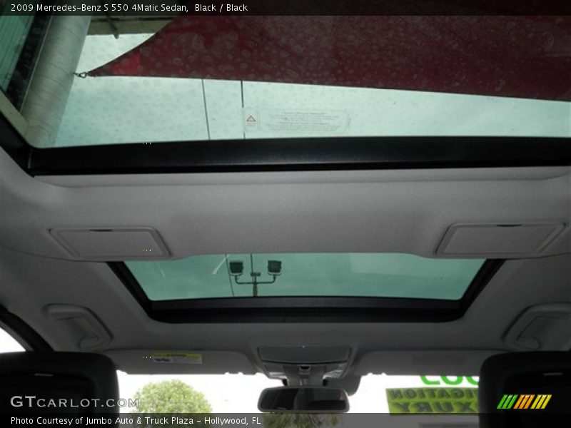 Black / Black 2009 Mercedes-Benz S 550 4Matic Sedan