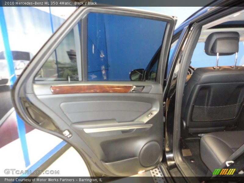 Black / Black 2010 Mercedes-Benz ML 350 4Matic