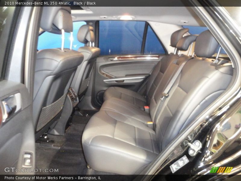 Black / Black 2010 Mercedes-Benz ML 350 4Matic