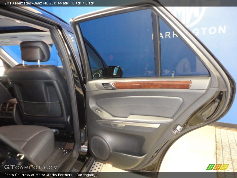 Black / Black 2010 Mercedes-Benz ML 350 4Matic