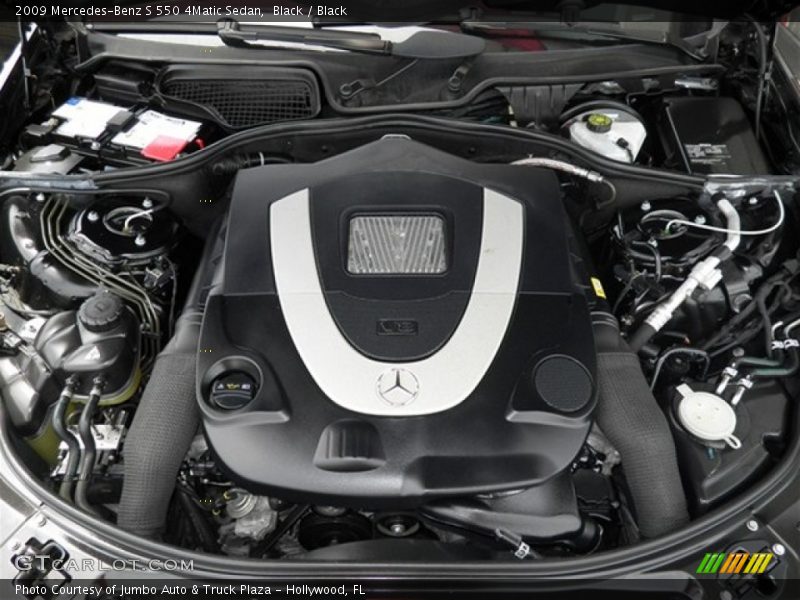 Black / Black 2009 Mercedes-Benz S 550 4Matic Sedan